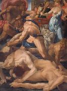 Rosso Fiorentino Moses Defending the Daughters of Jethro oil
